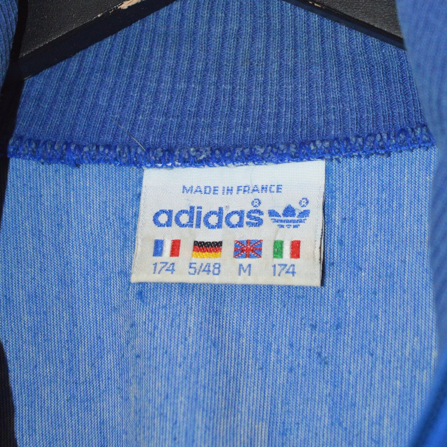 Adidas Originals vintage 80s суичър с цип (S)