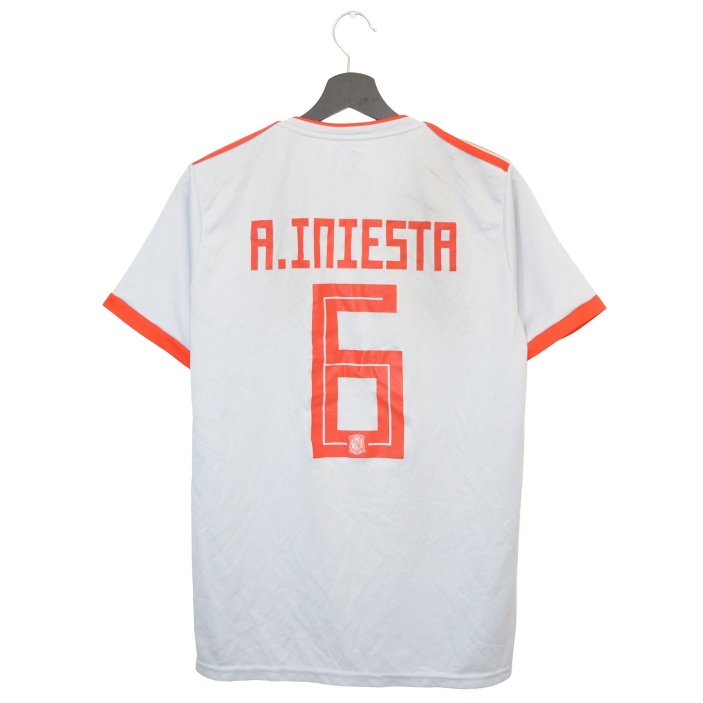 Adidas Spain Andres Iniesta replica футболна тениска (M)