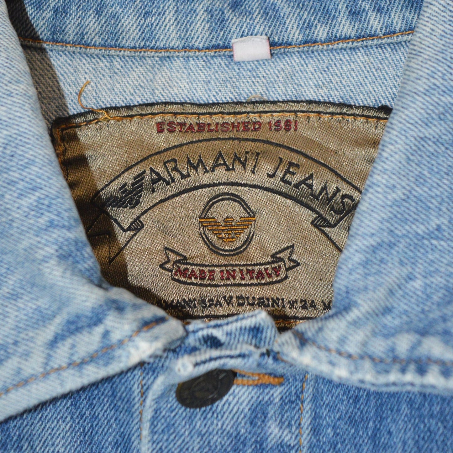 Armani vintage дънково яке (L)