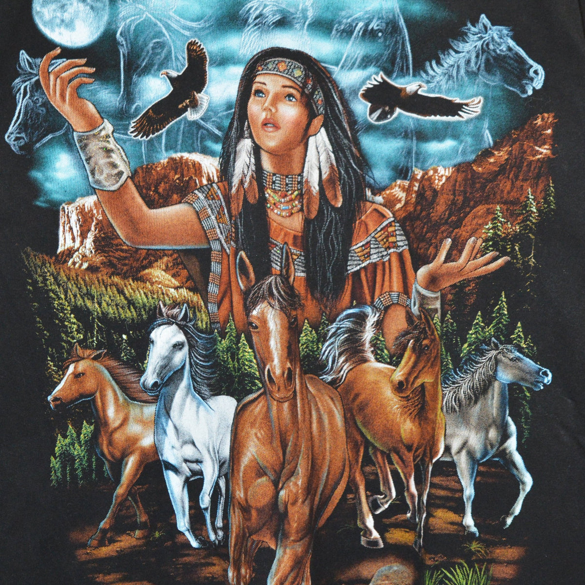 Native American тънка блуза (M)