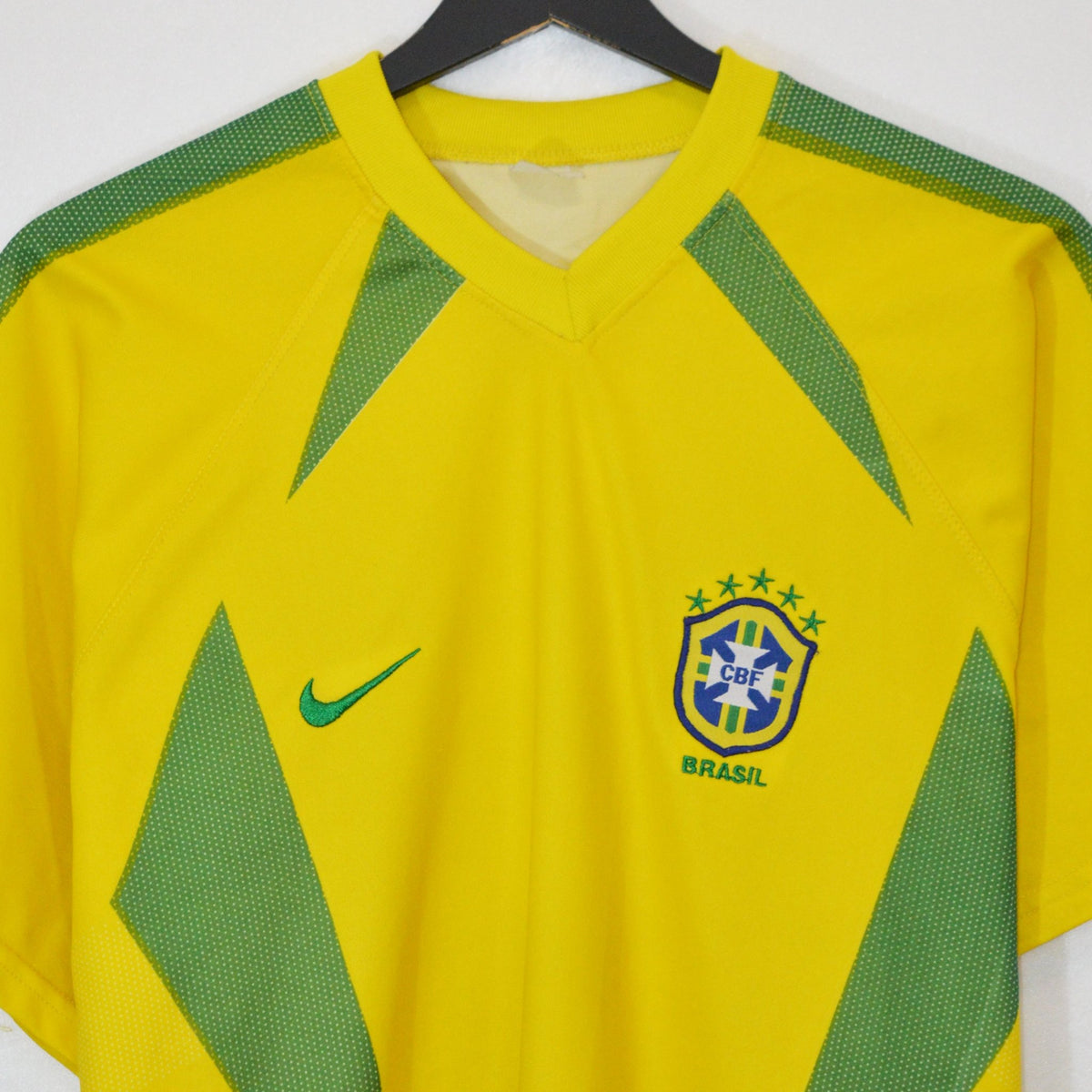 Nike vintage Brasil 2002 Ronaldo replica футболна тениска (XL)
