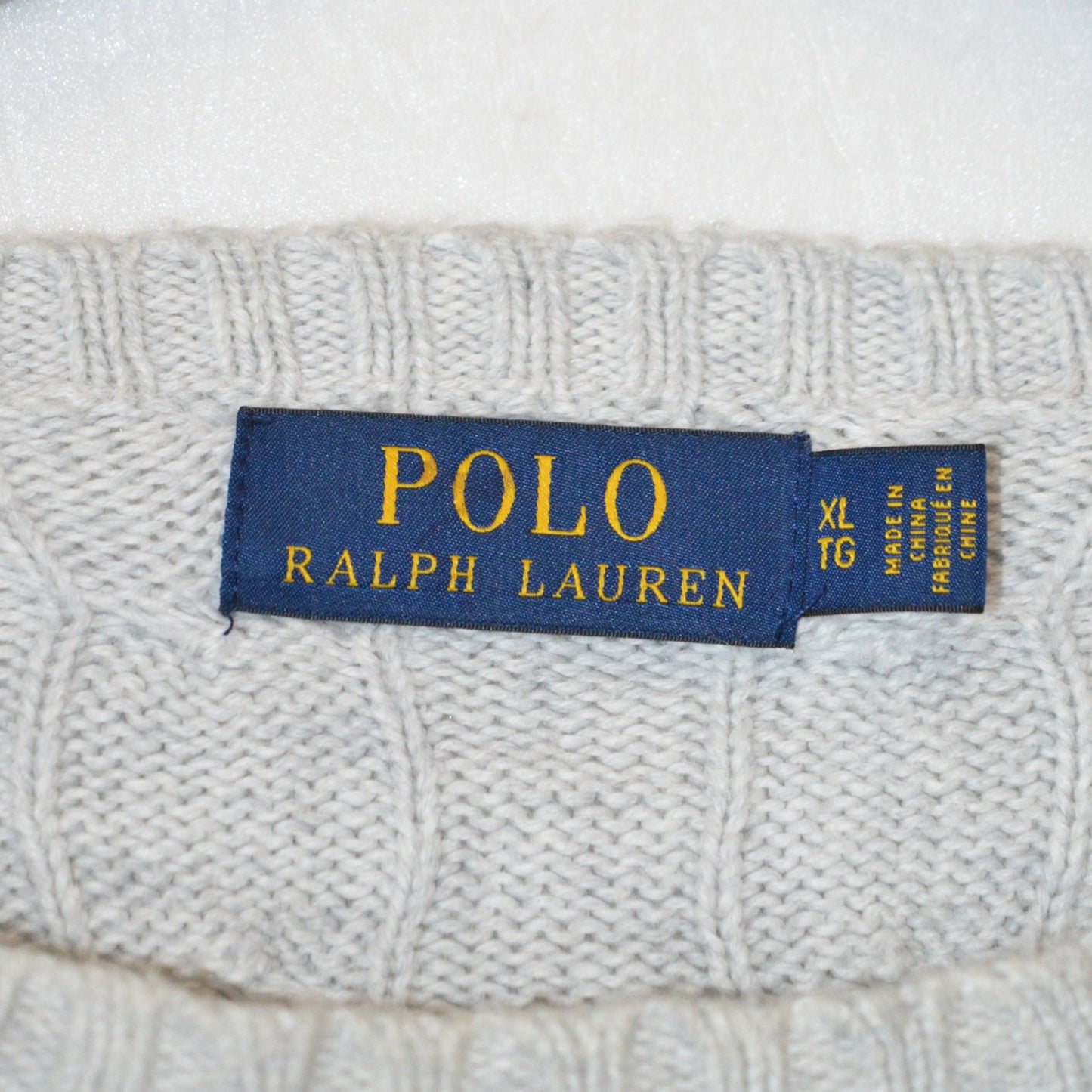 Ralph Lauren cable knit пуловер (XL)