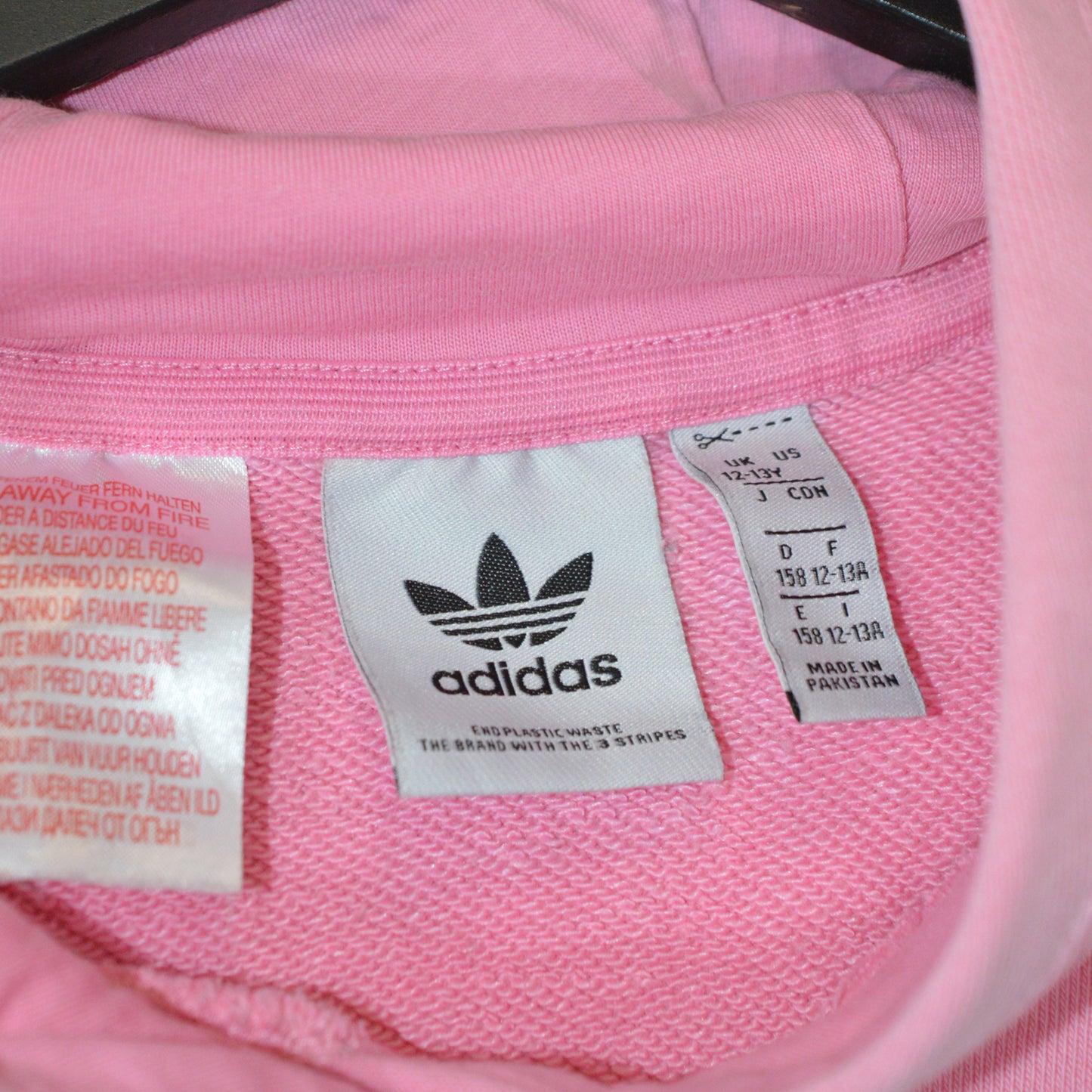 ADIDAS ORIGINALS CROPPED ГОРНИЩЕ (XS)