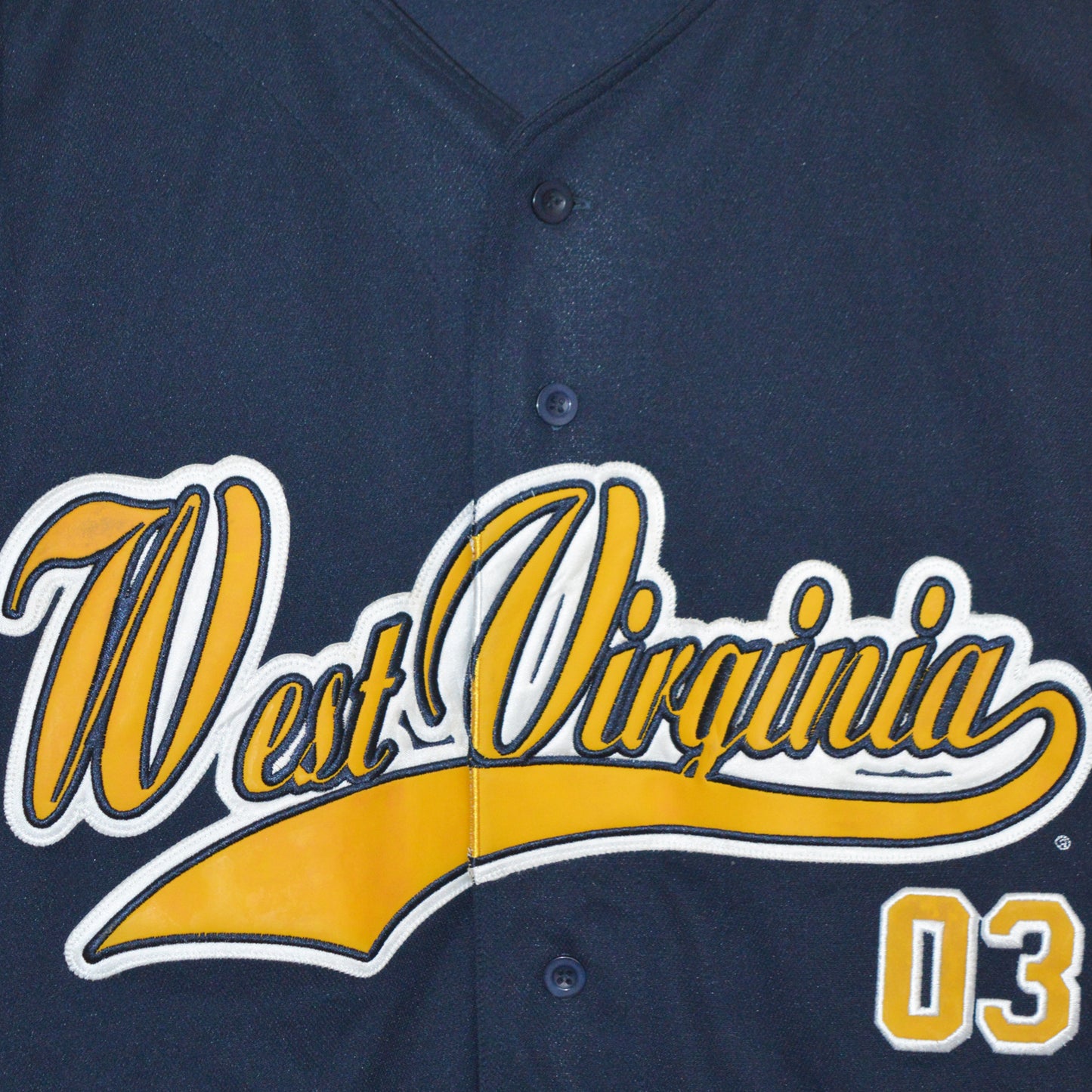 STARTER WEST VIRGINIA BASEBALL JERSEY (L)