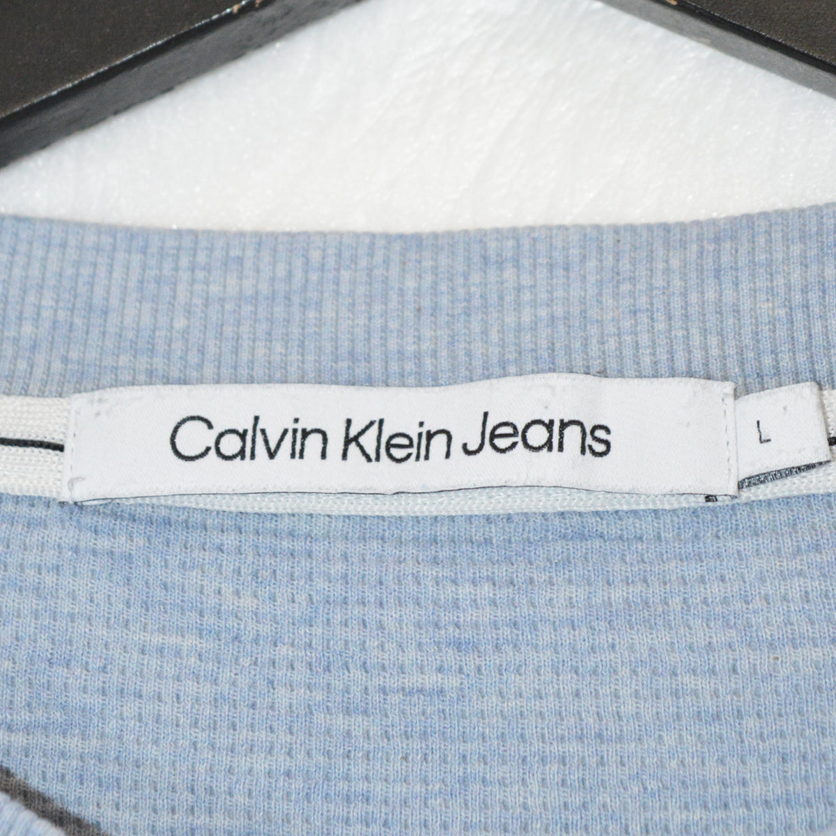 Calvin Klein waffle knit блуза (L)