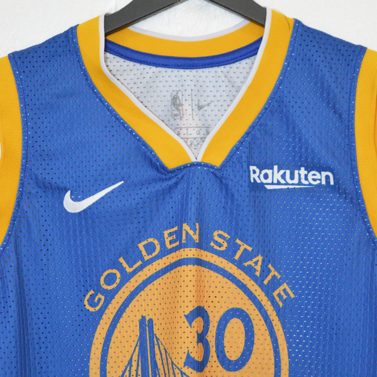 NIKE GOLDEN STATE WARRIORS BOOTLEG STEPH CURRY BASKETBALL JERSEY (S)