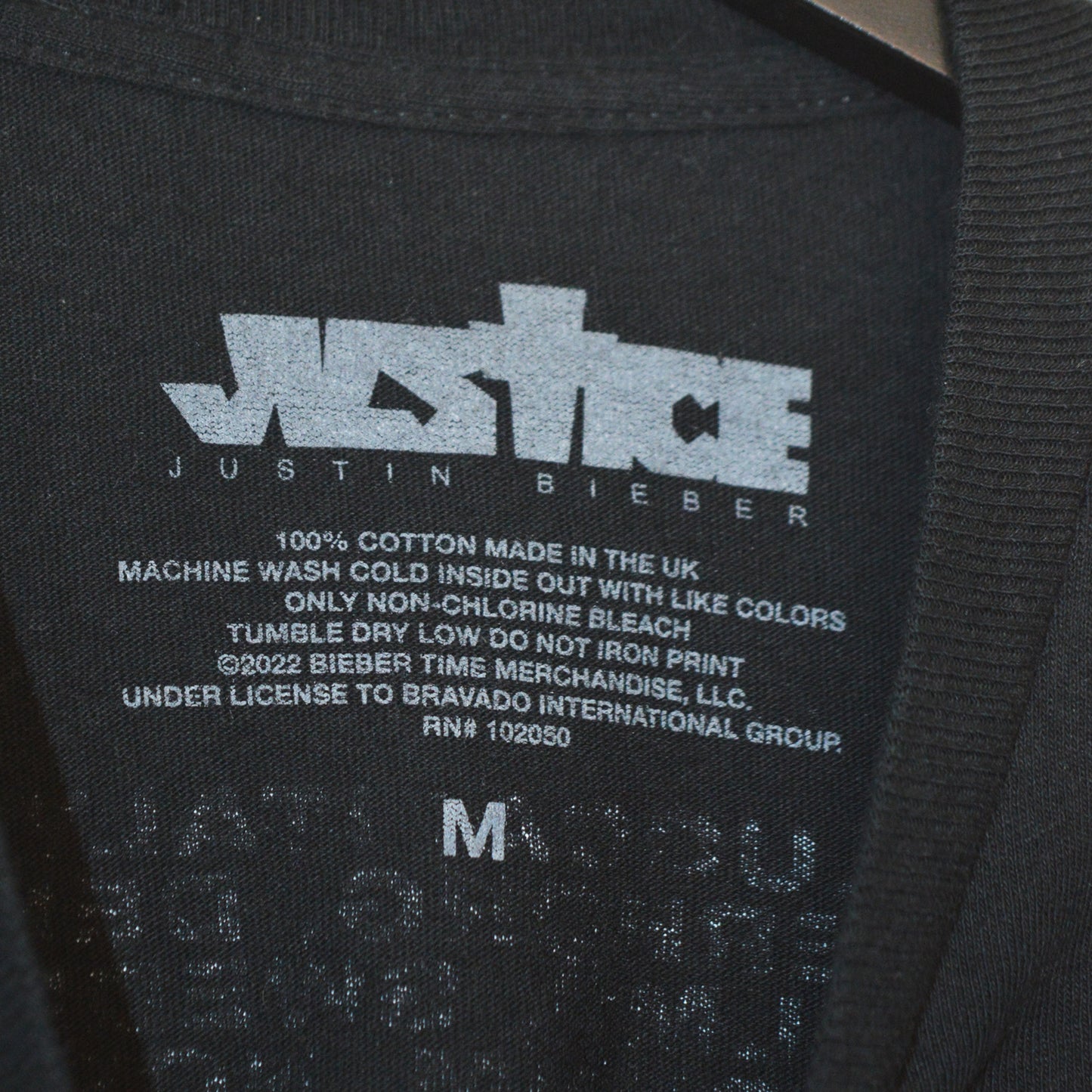 Justice Tour Justin Bieber тениска (М)