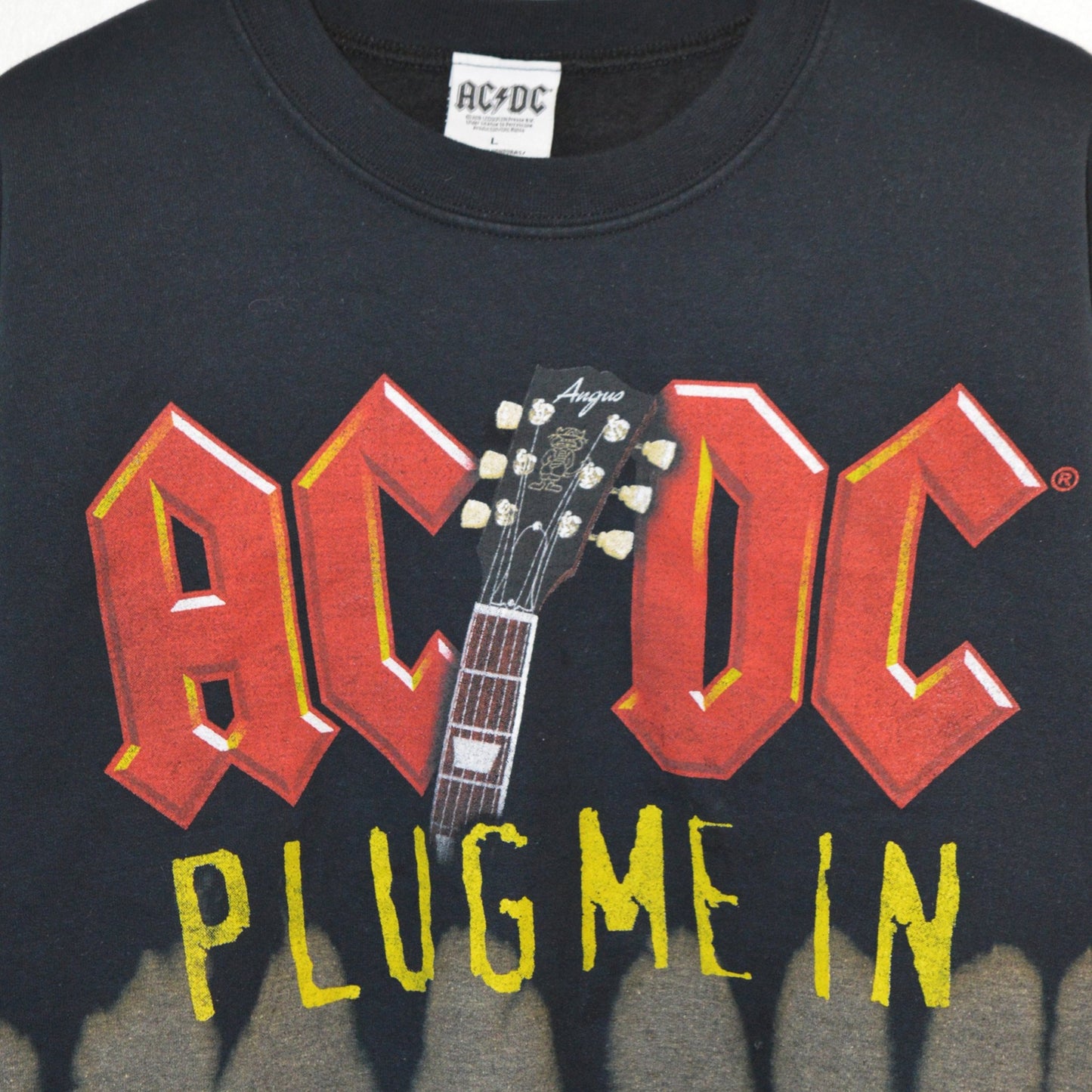 AC/DC vintage bleached блуза (L)