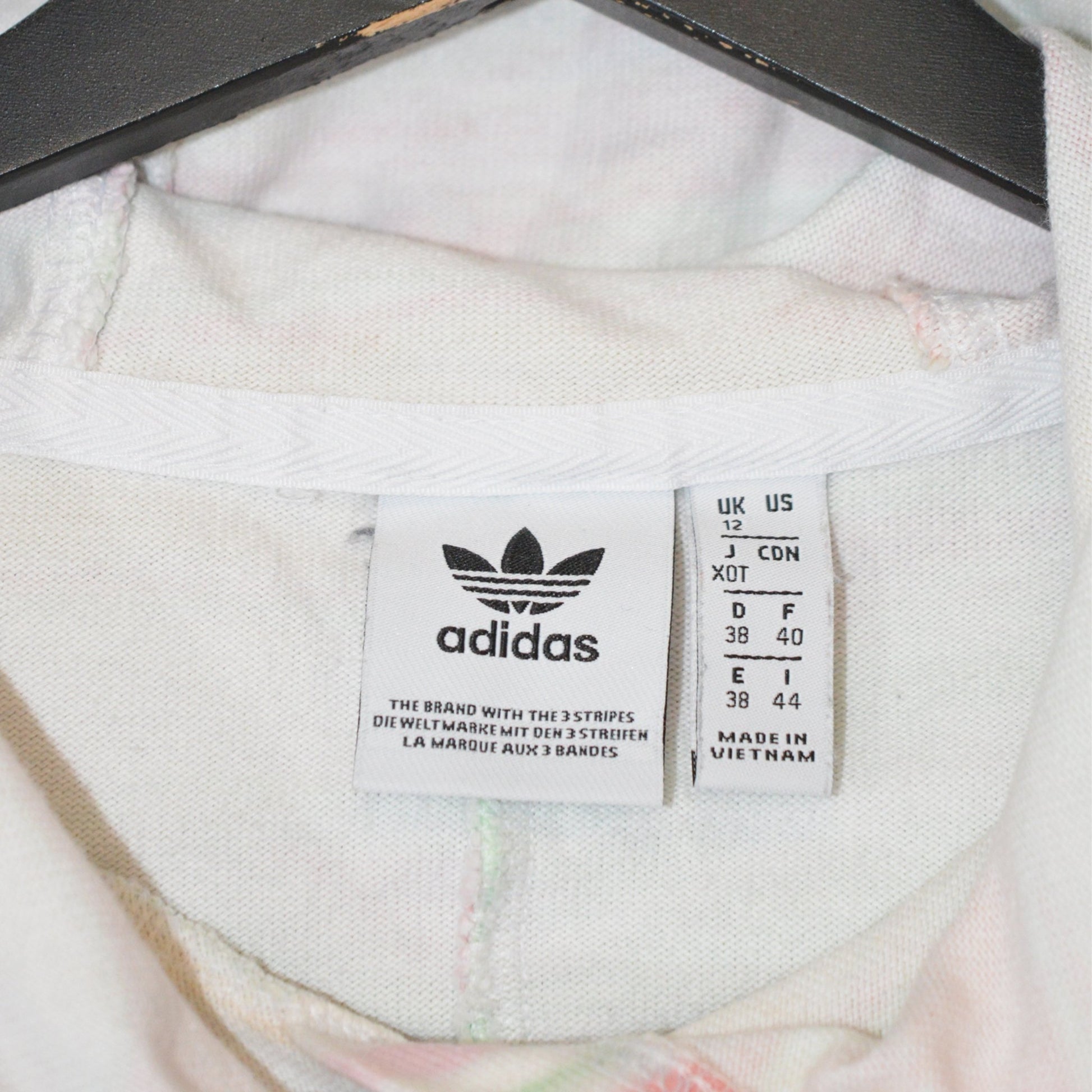 Adidas Originals tie dye cropped суичър (XS)