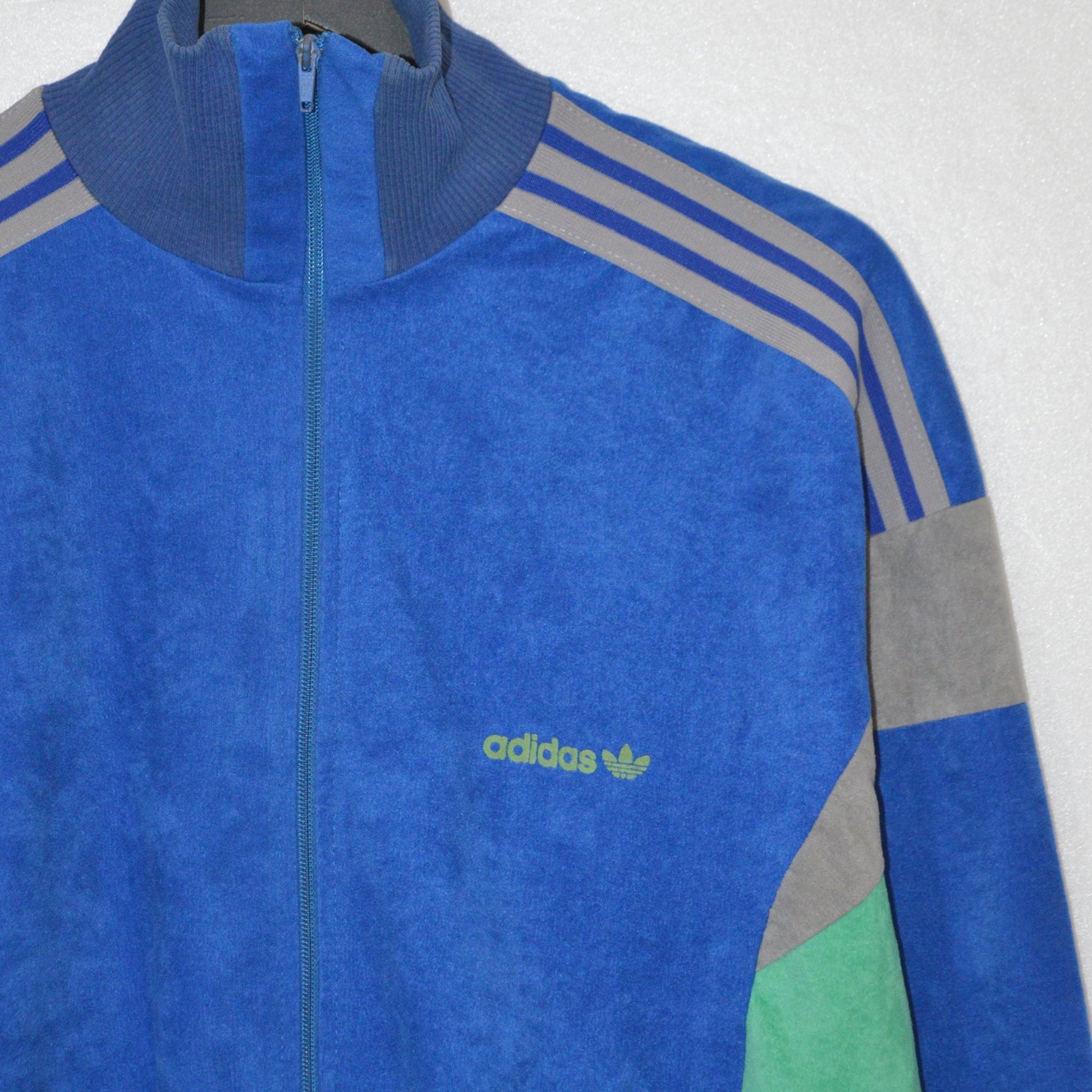 Adidas Originals vintage 80s суичър с цип (S)