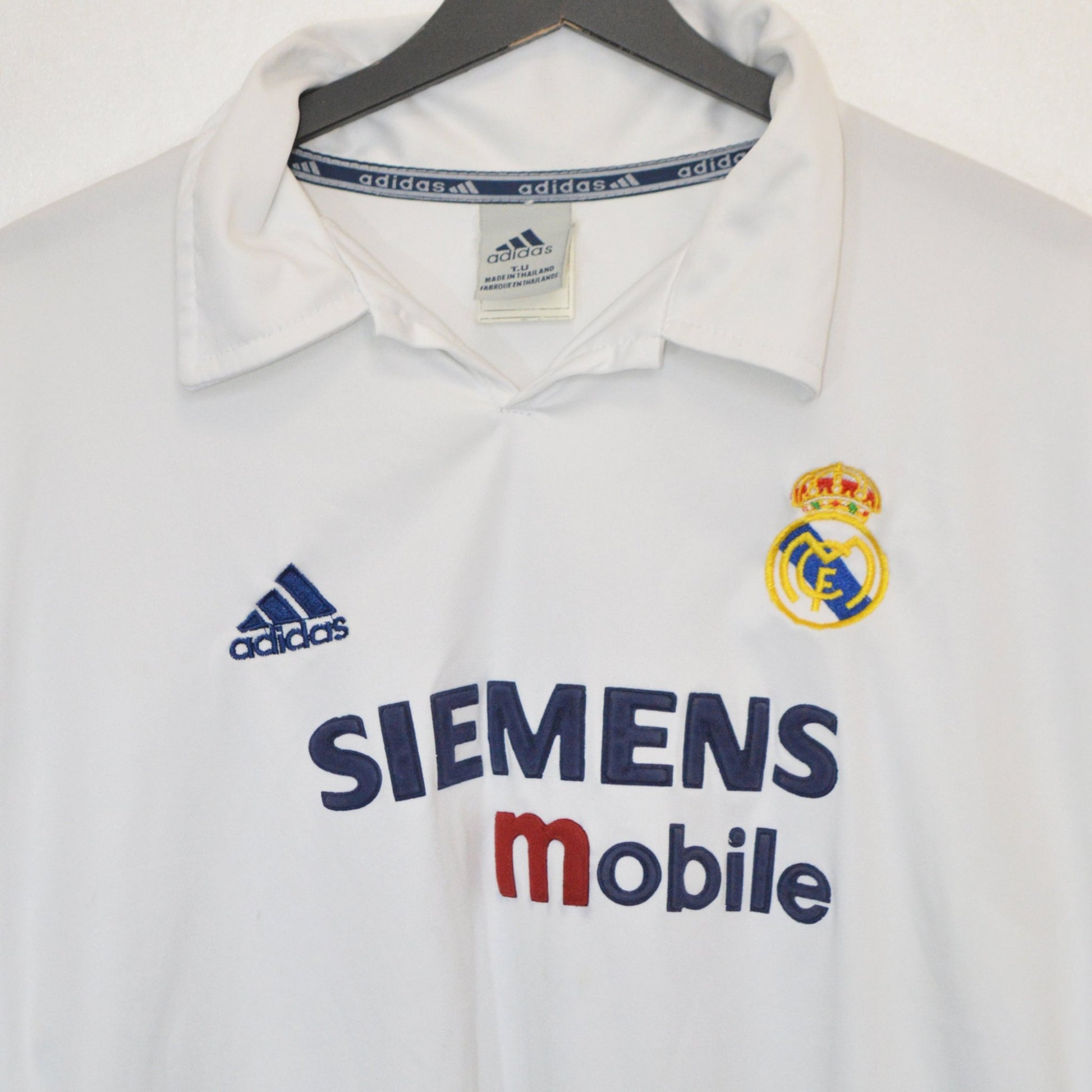 Adidas Real Madrid 2002 - 03 vintage Figo replica футболна тениска (L)