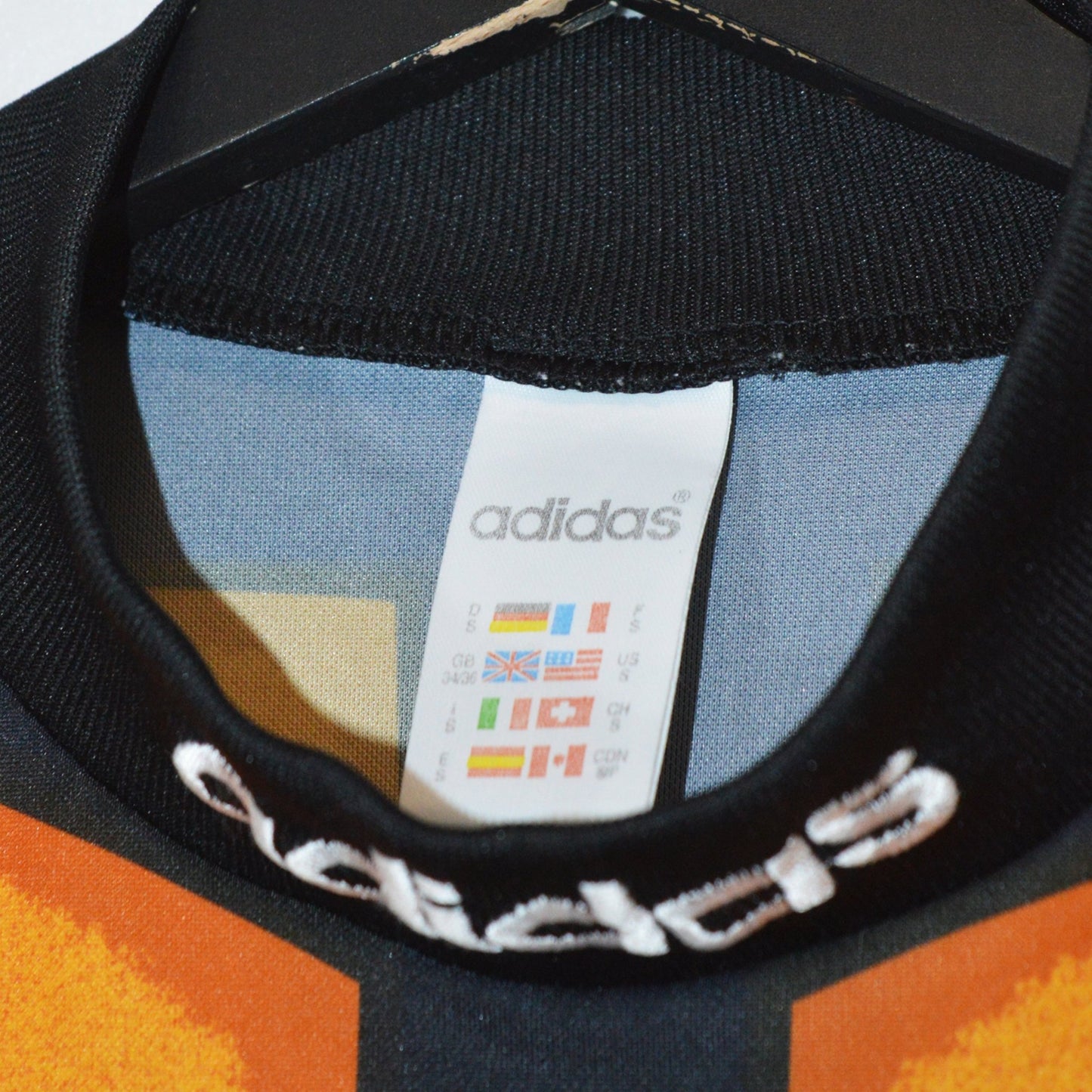 Adidas vintage 'Terminator' 1995 - 97 вратарски футболен екип (S)