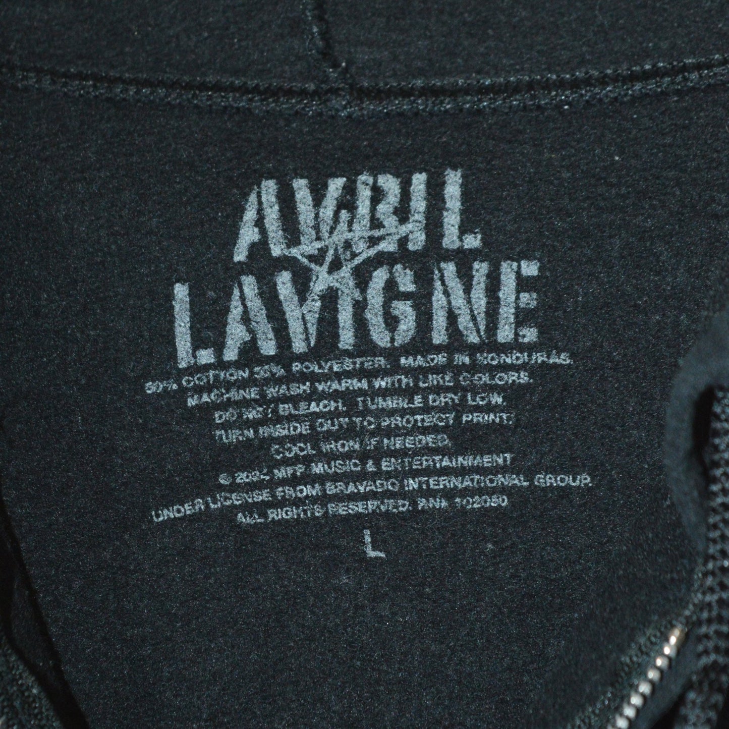 Avril Lavigne суичър с цип (L)