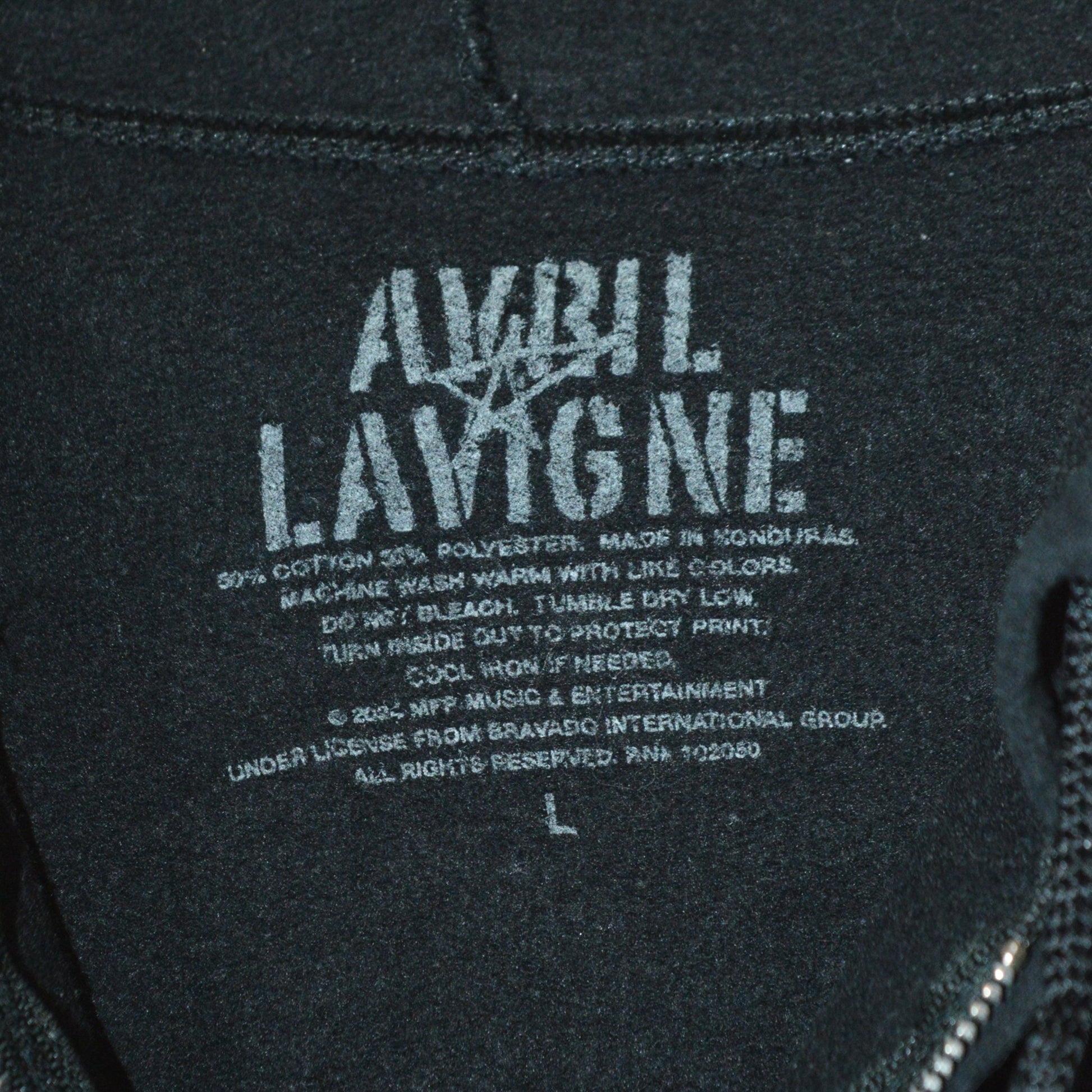 Avril Lavigne суичър с цип (L)