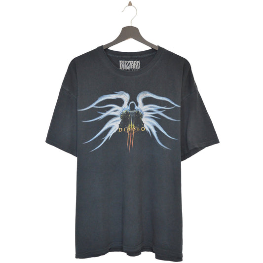 Diablo vintage distressed тениска (XL)