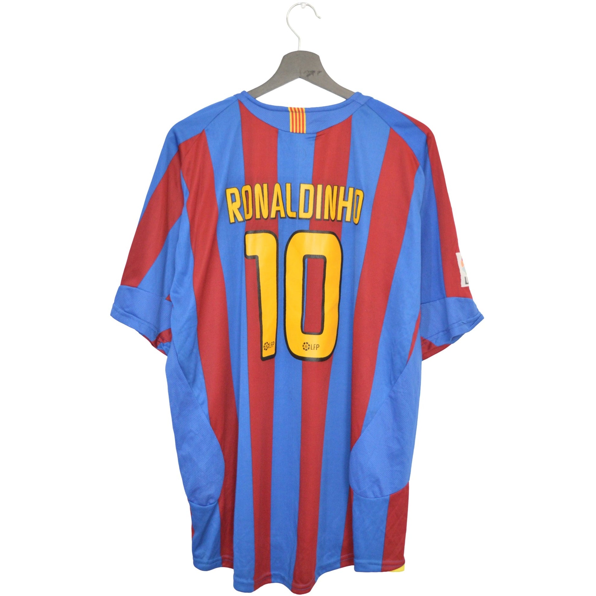 FC Barcelona Nike vintage Ronaldinho футболна тениска (XXL)