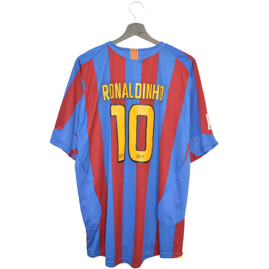 FC Barcelona Nike vintage Ronaldinho футболна тениска (XXL)
