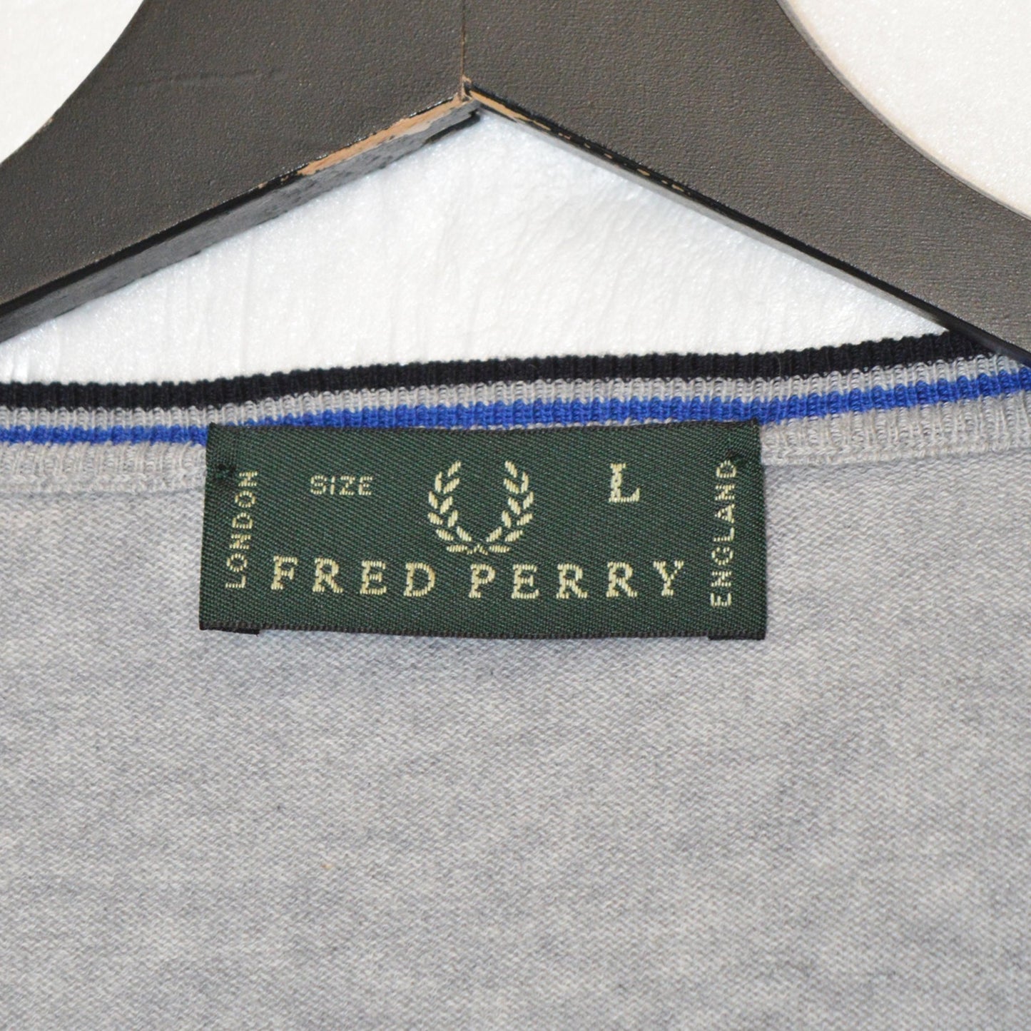 Fred Perry vintage пуловер (L)