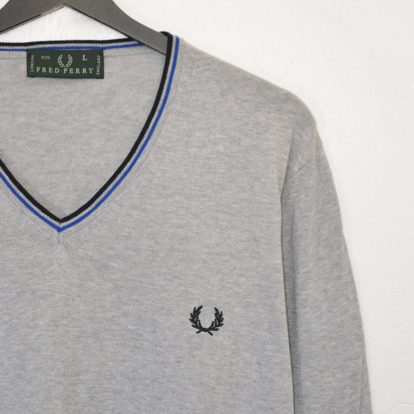 Fred Perry vintage пуловер (L)