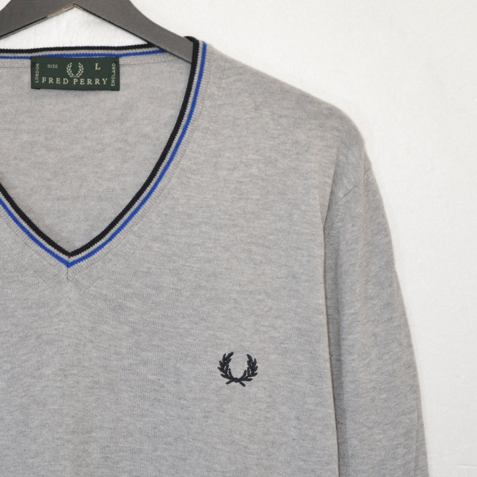 Fred Perry vintage пуловер (L)
