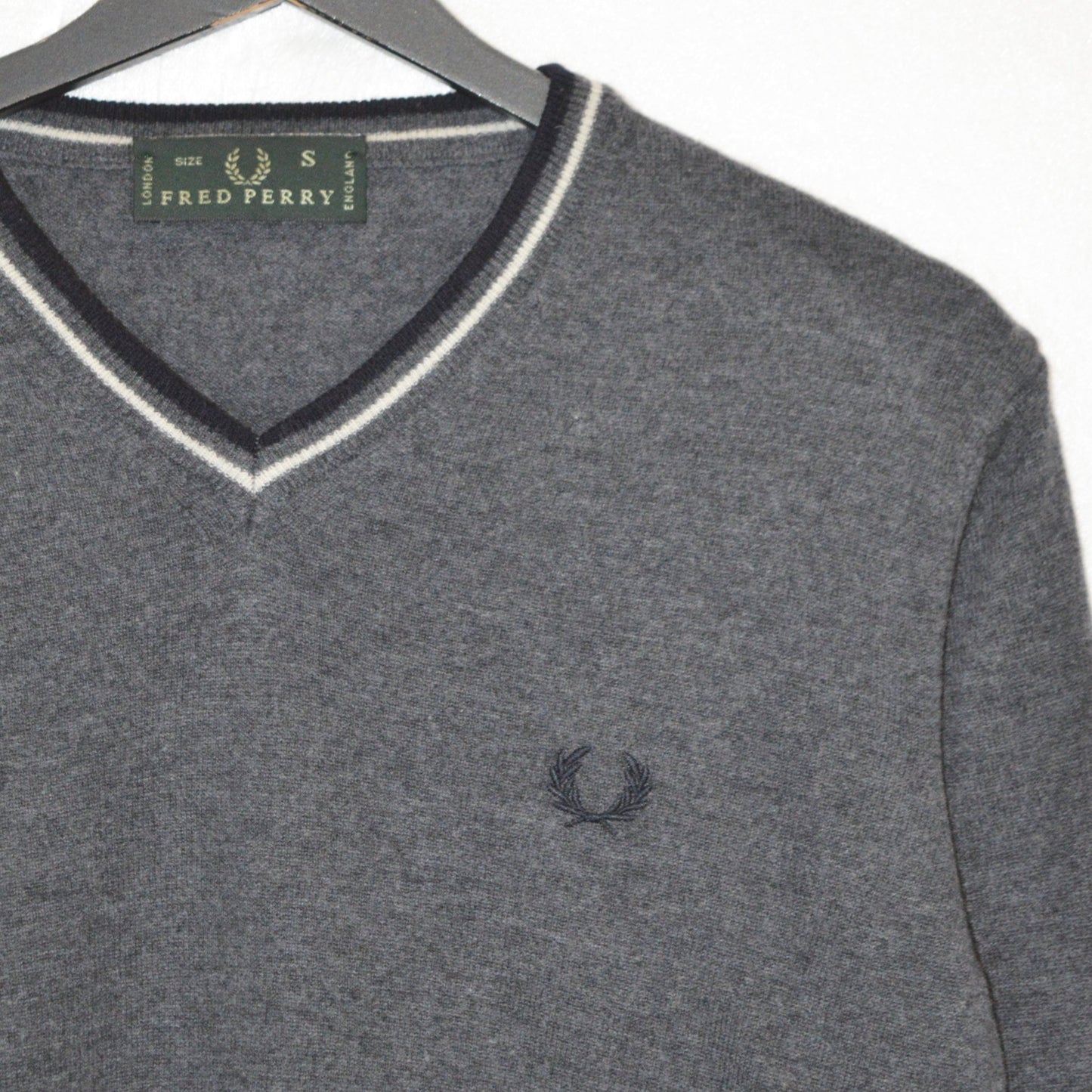 Fred Perry vintage пуловер (S)