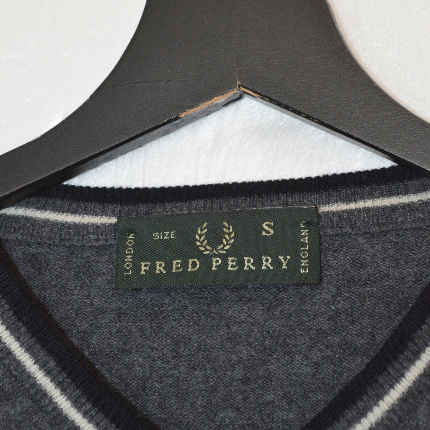 Fred Perry vintage пуловер (S)
