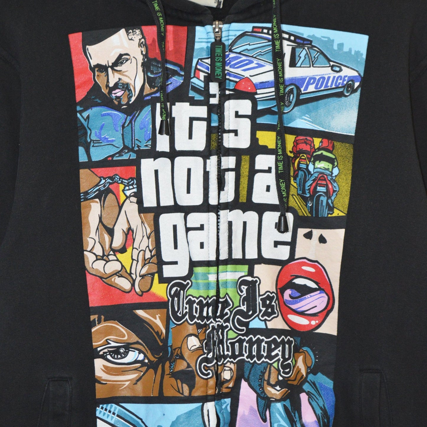 Grand Theft Auto vintagе суичър с цип (S)
