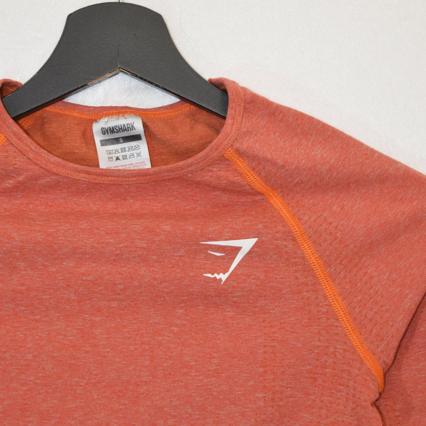 Gymshark cropped тънка фитнес блуза (S)