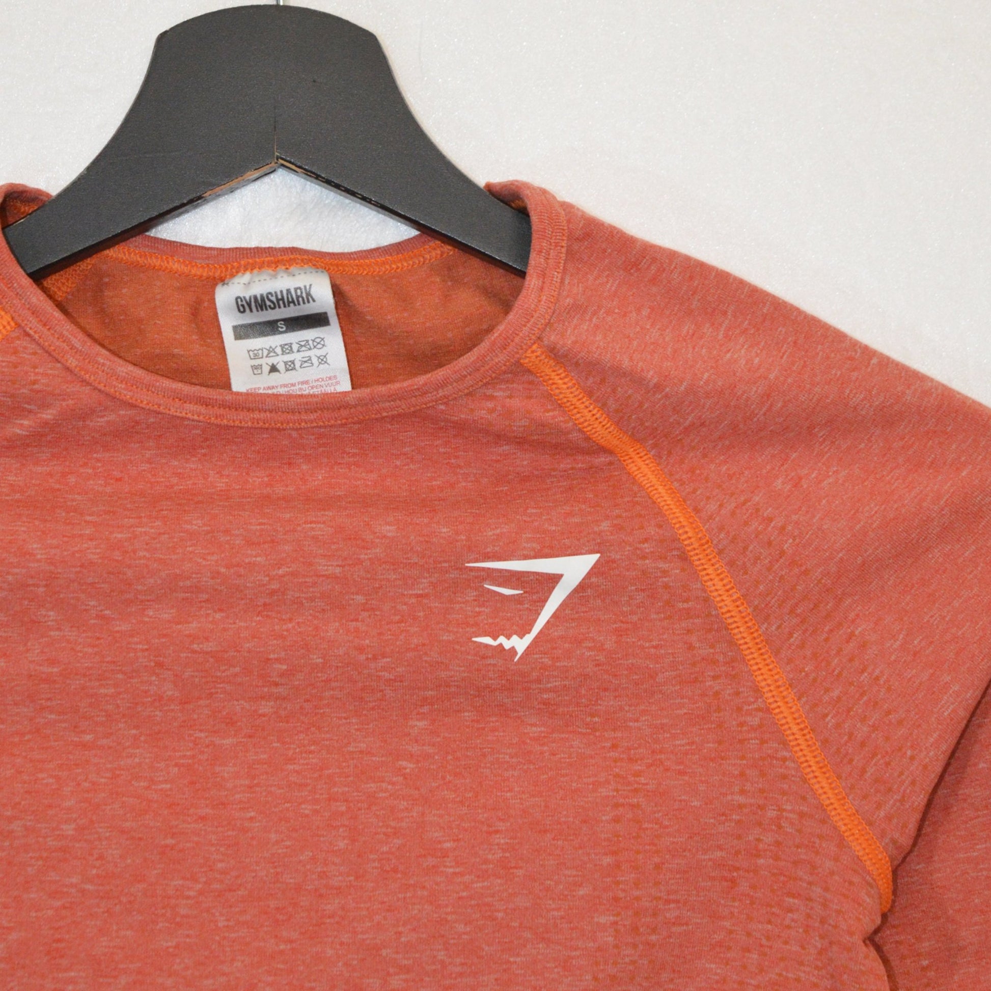 Gymshark cropped тънка фитнес блуза (S)