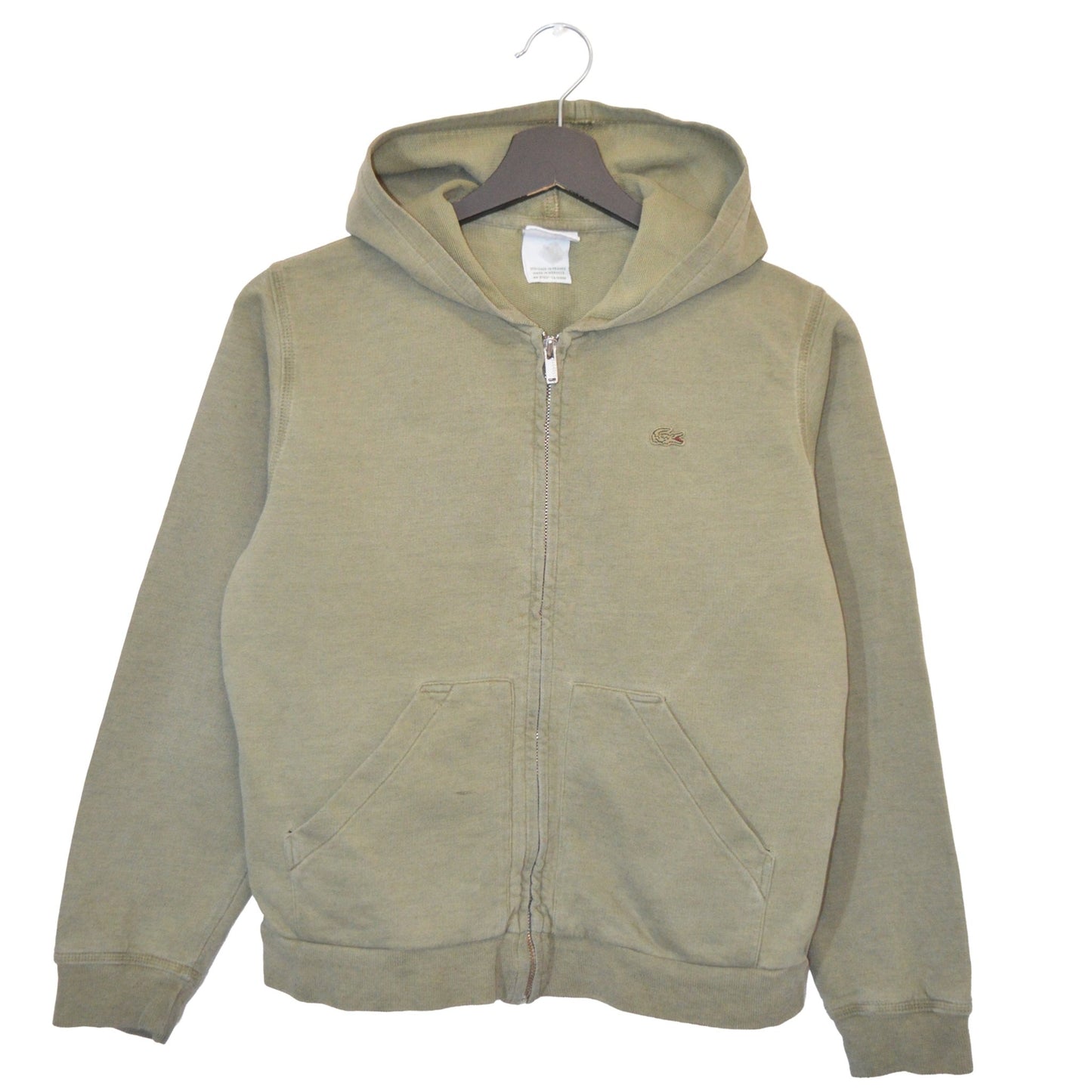 Lacoste washed out суичър с цип (XS)