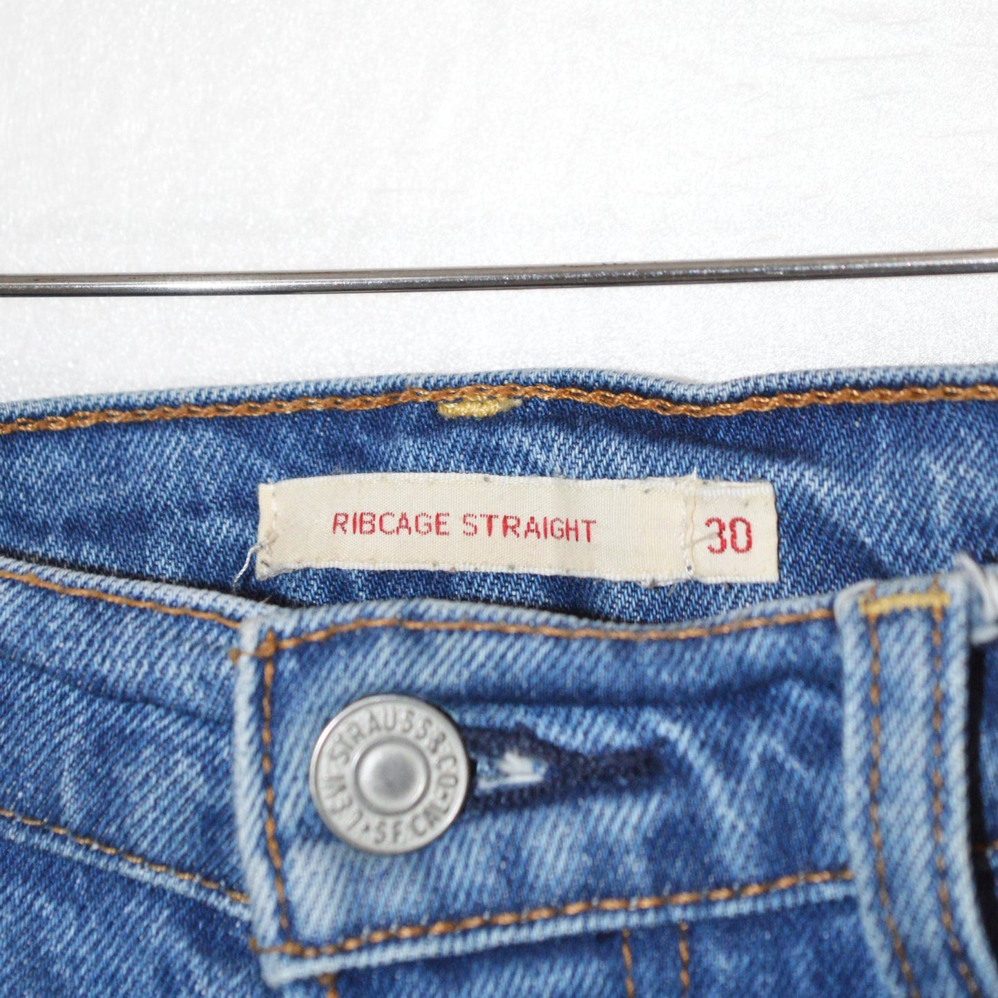 Levis 'Ribcage straight' дънки (30)
