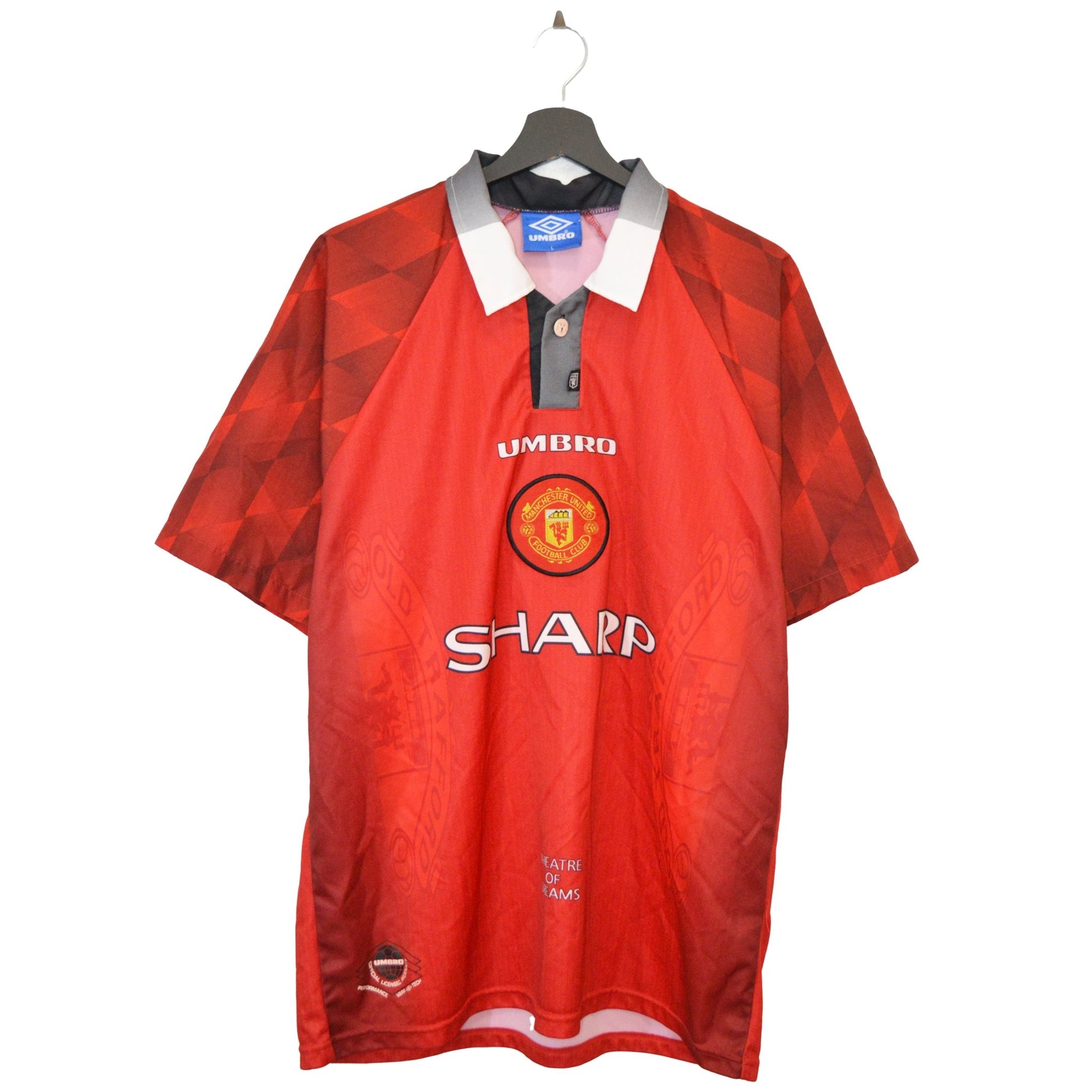 MANCHESTER UNITED 1996 - 97 UMBRO ТЕНИСКА (L)