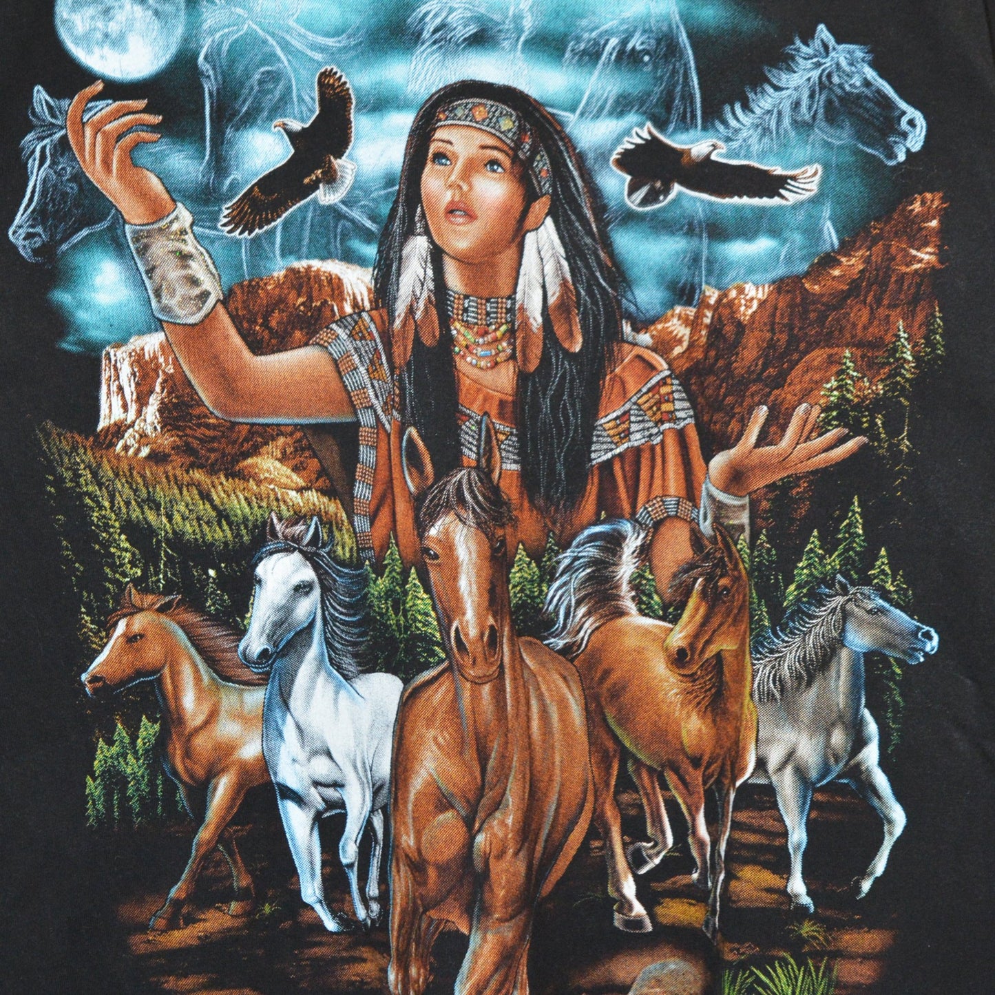 Native American тънка блуза (M)