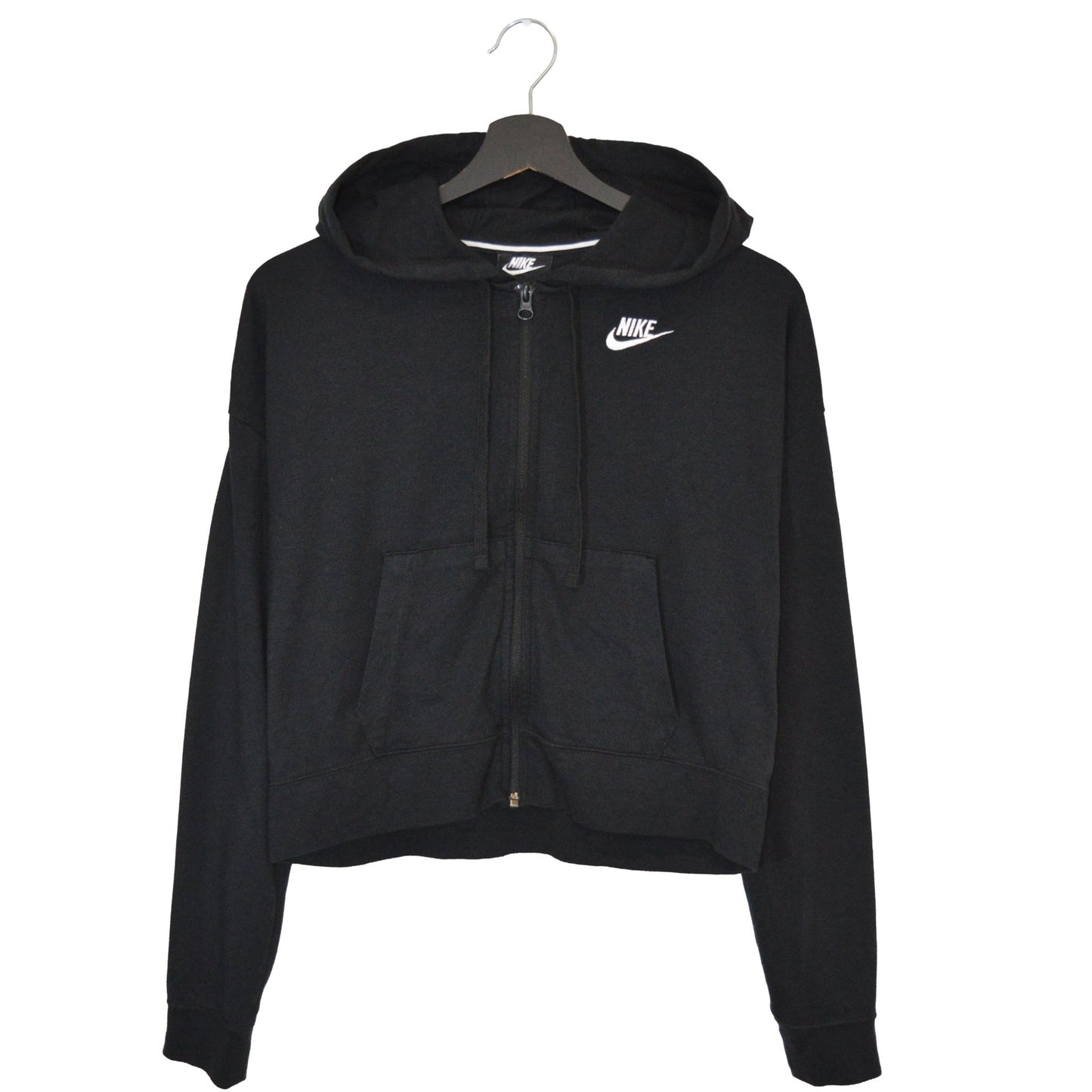 Nike cropped суичър с цип (XS)