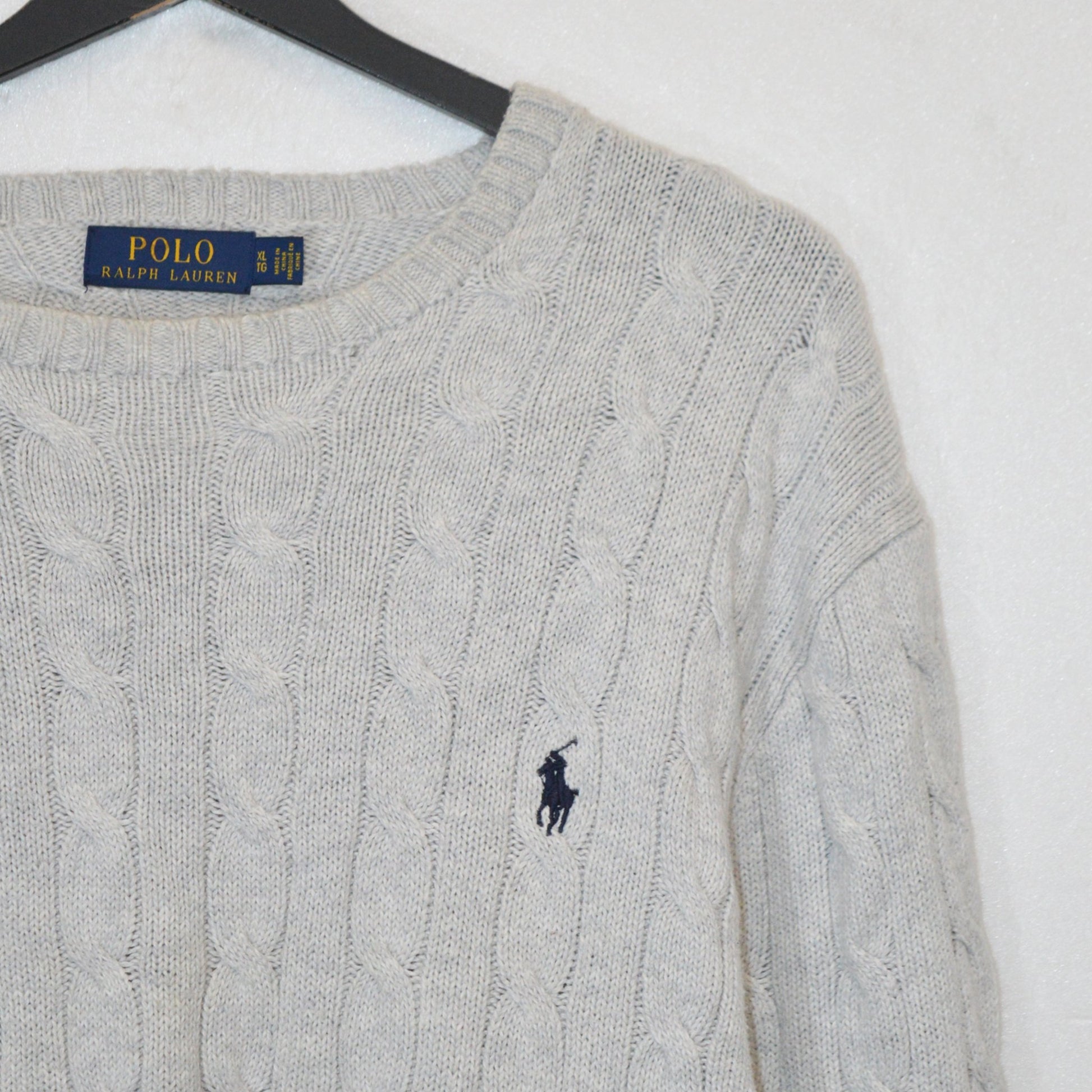 Ralph Lauren cable knit пуловер (XL)