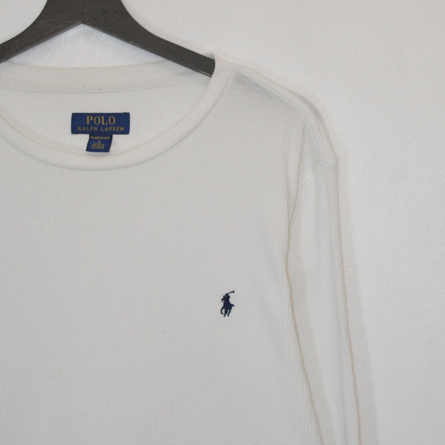 Ralph Lauren Polo waffle knit тънка блуза (L)