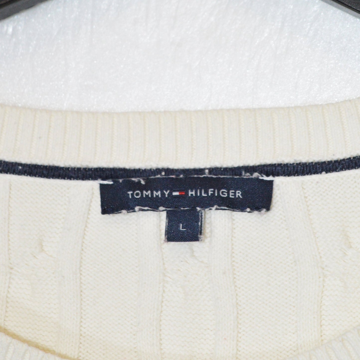 Tommy Hilfiger cable knit пуловер (L)