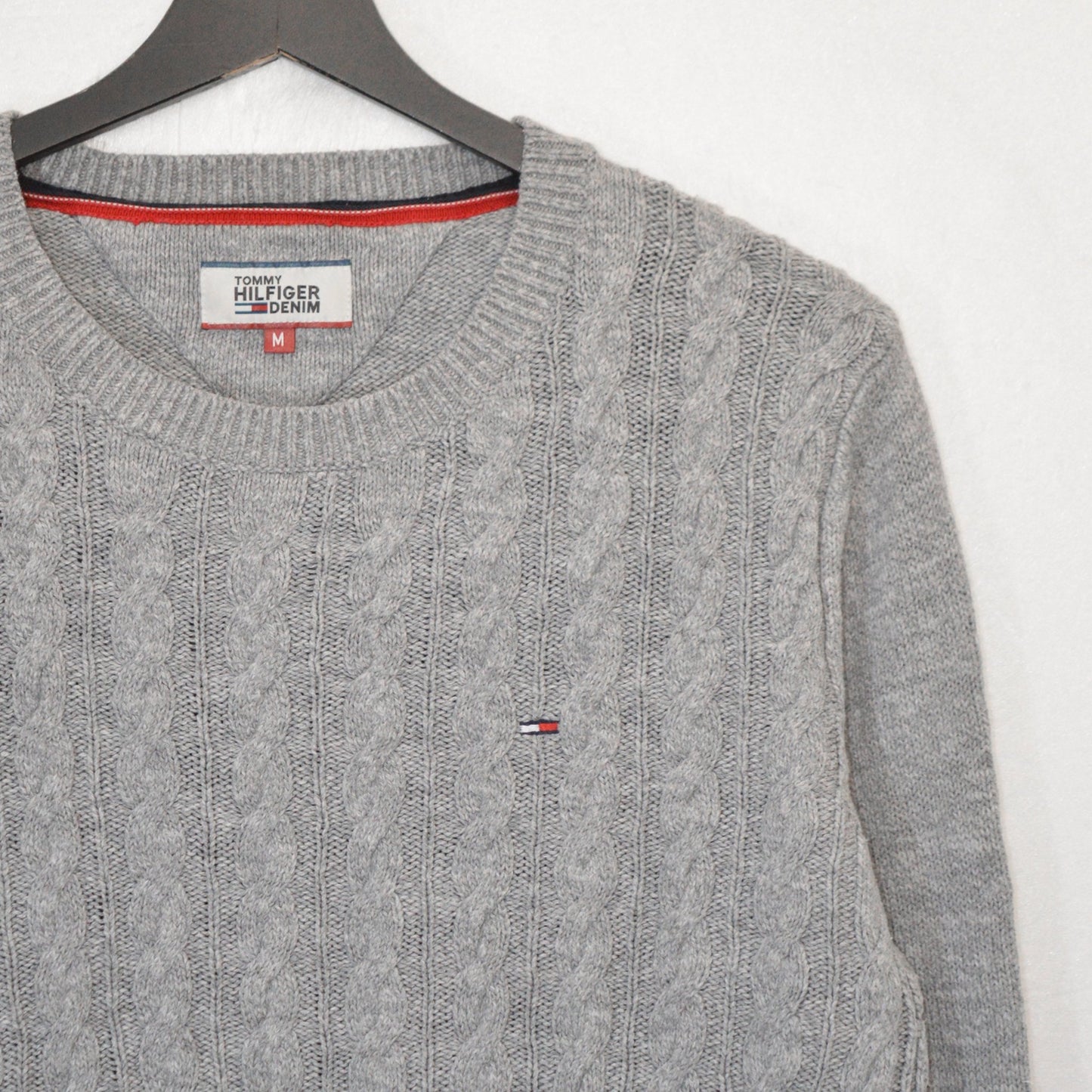 Tommy Hilfiger cable knit пуловер (M)