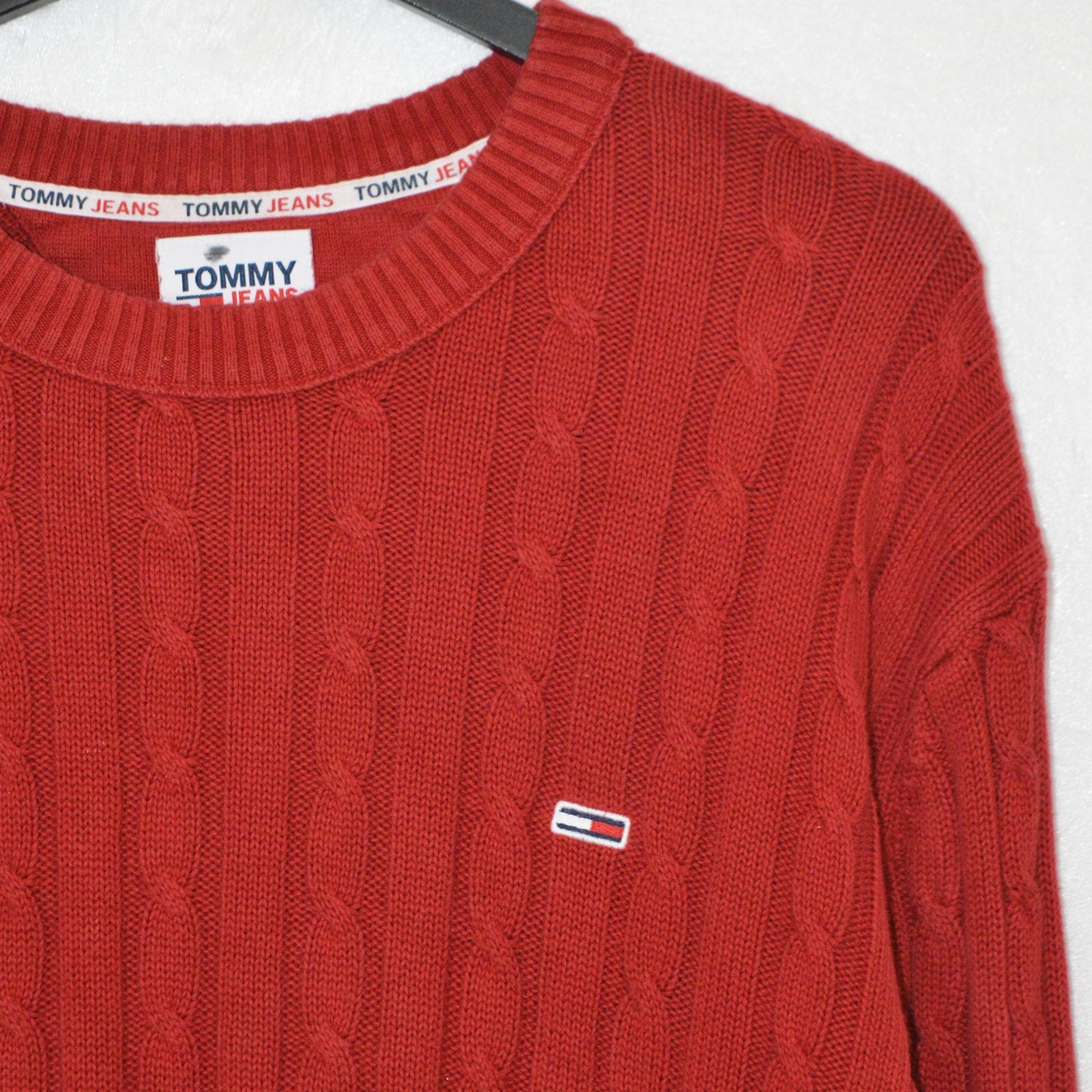 Tommy Hilfiger cable knit пуловер (XXL)