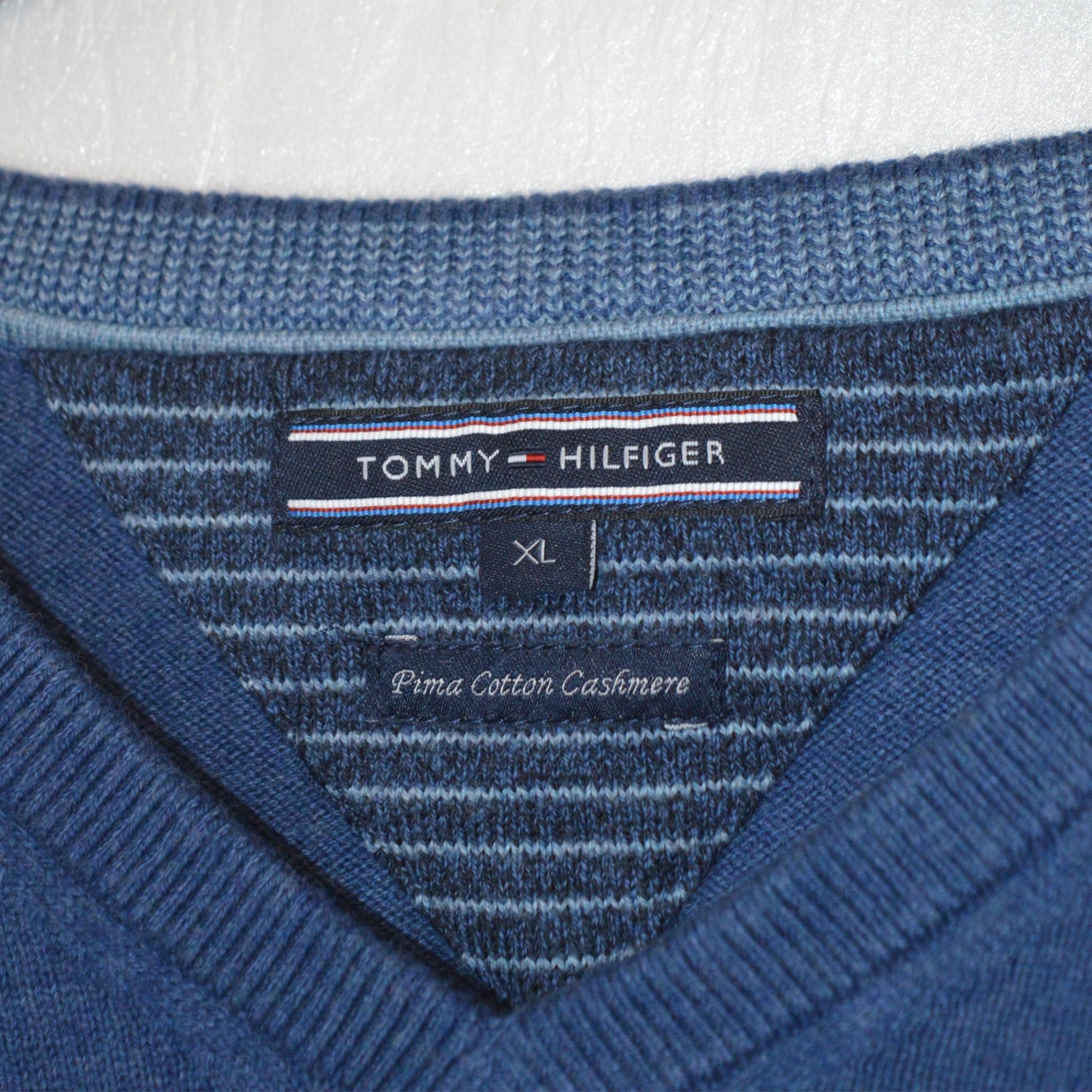Tommy Hilfiger Pima Cotton Cashmere пуловер (XL)