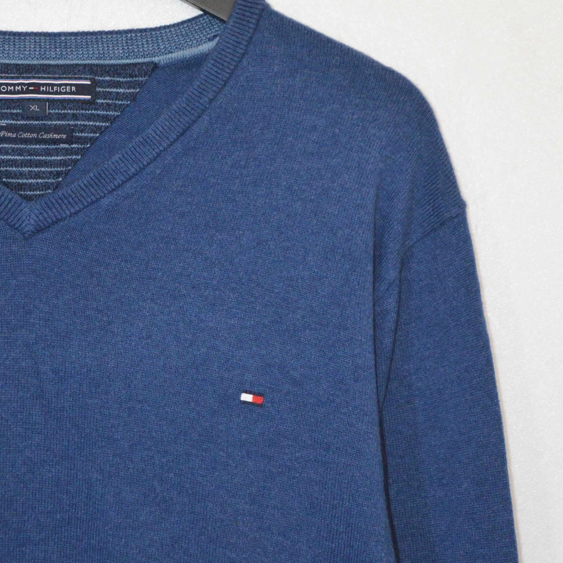 Tommy Hilfiger Pima Cotton Cashmere пуловер (XL)