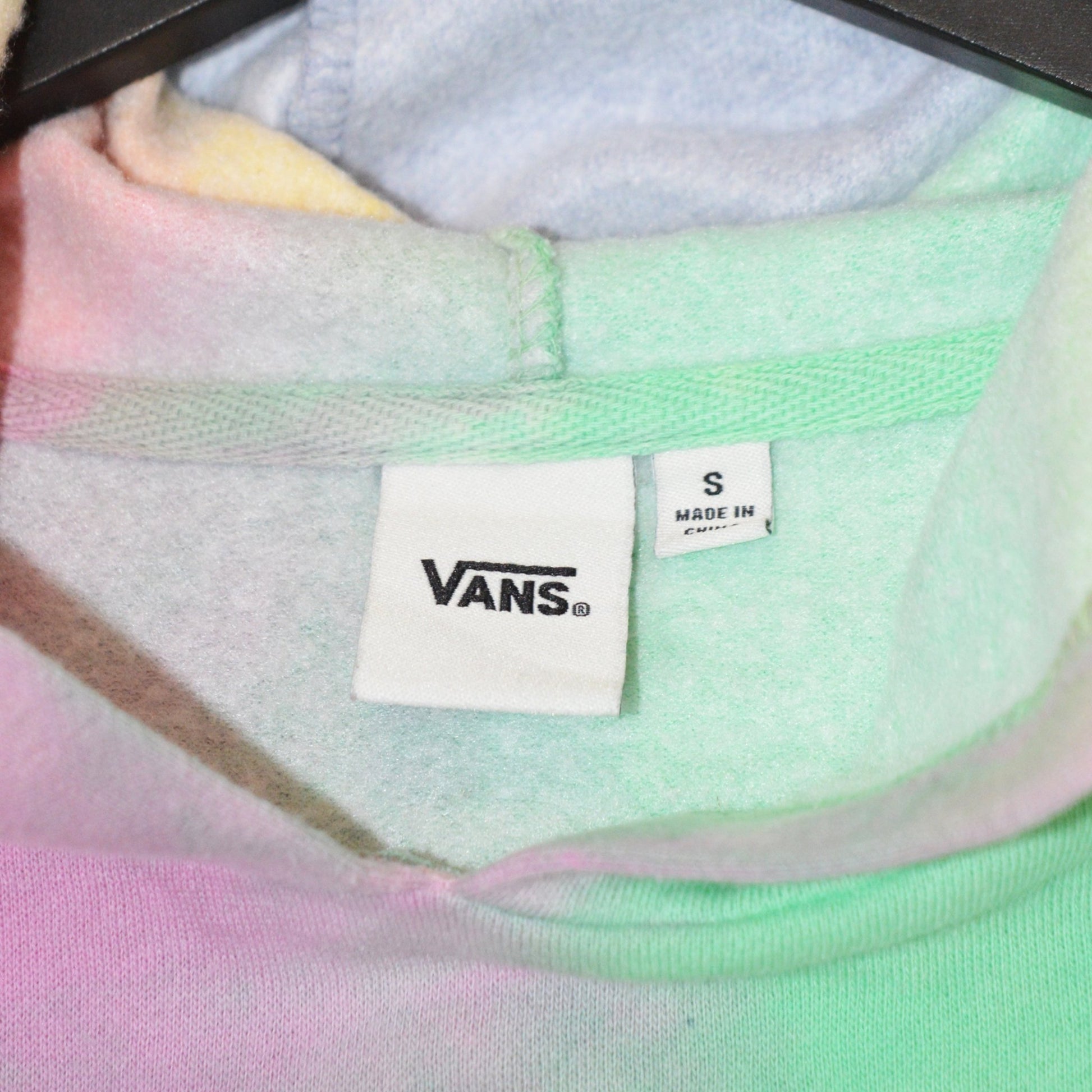 Vans tie dye cropped суичър (S)