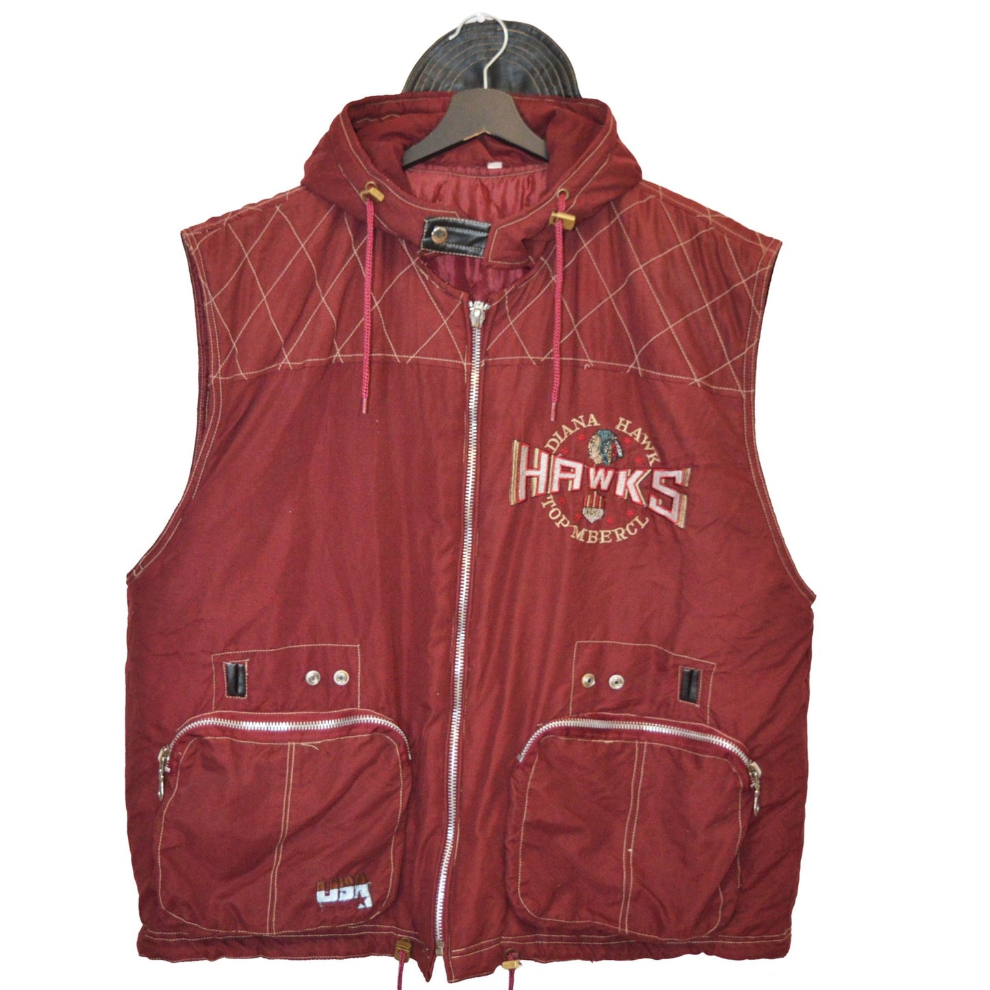 Vintage Hawks USA елек (XL)