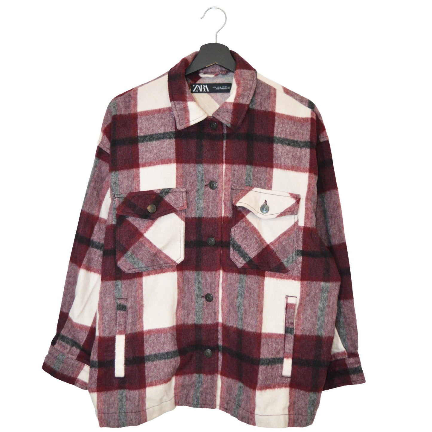 Zara flannel риза (L)