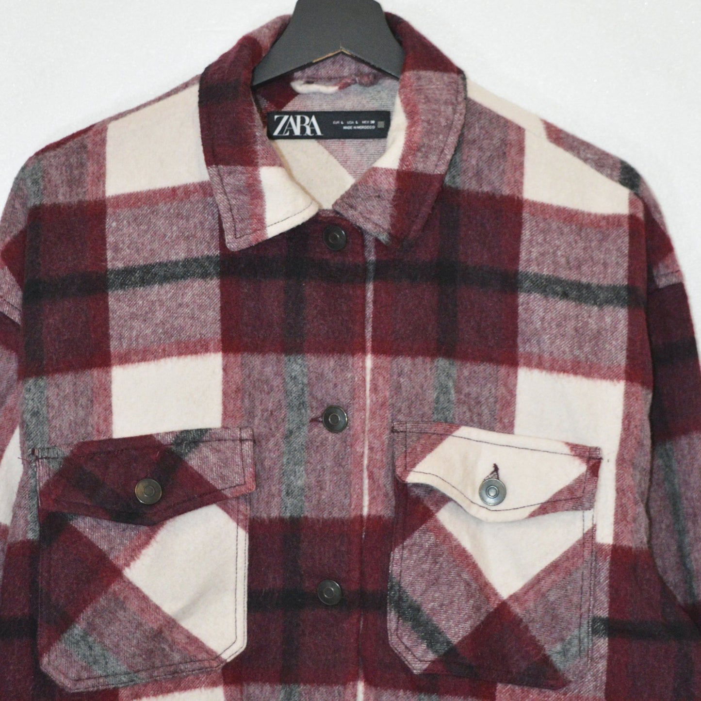Zara flannel риза (L)